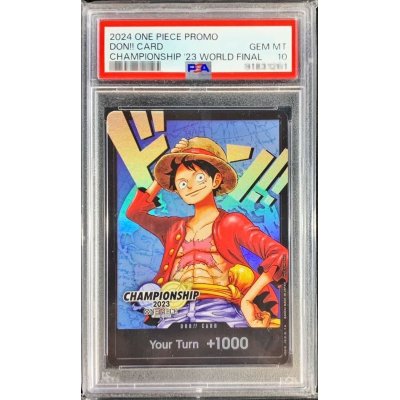 画像1: 〔PSA10鑑定済〕ドン!!カード(英語/CS2023ワールドファイナル/モンキー・D・ルフィ)【-】{-}