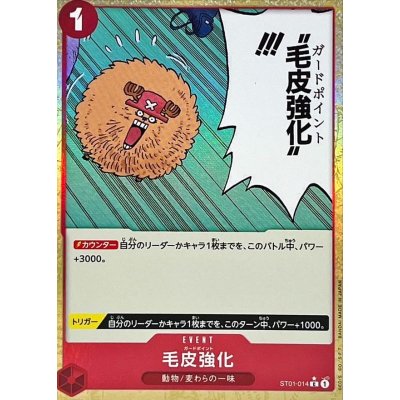 画像1: 〔状態B〕毛皮強化(foil)【C】{ST01-014}